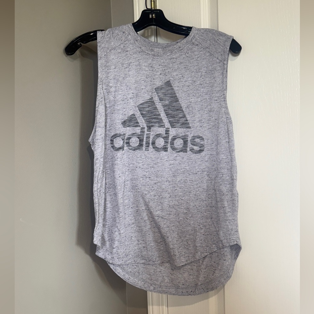 Adidas Gray Logo Top